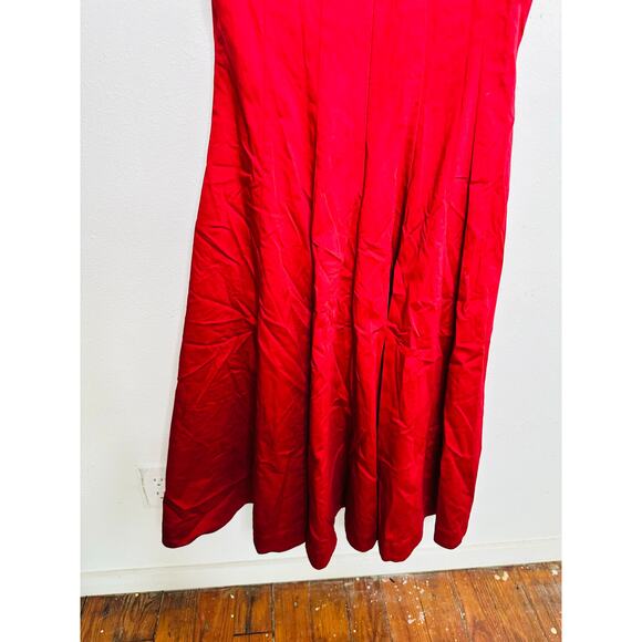 ROKSANDA X RTR Pink Orange Sleeveless Crewneck Colorblock Midi Dress Size 4 - Picture 12 of 16
